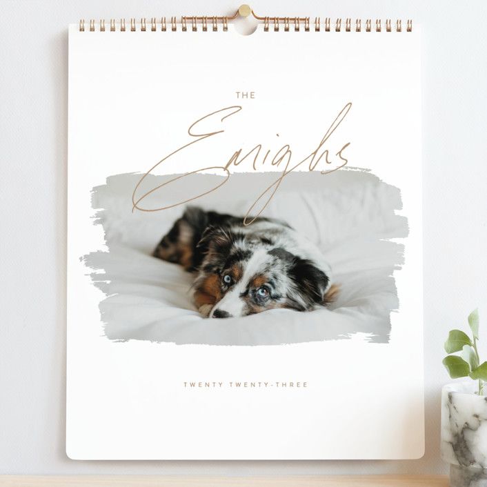 "Eclair" - Customizable Photo Calendars in Brown by Christie Garcia. | Minted