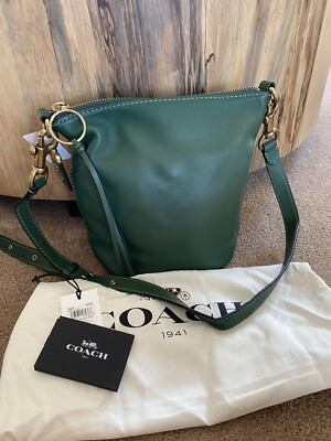 COACH 1941 Archive Duffle 20 HUNTER GREEN Crossbody Leather Shoulder Bag 78804 | eBay US