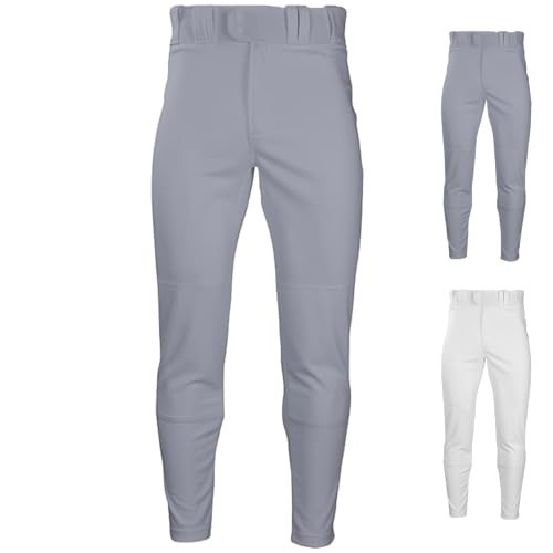 Rawlings boys PRO 150 Series Baseball Pants | Tapered Jogger Fit | Youth Sizes | Solid | Multiple Colors Grey, Large | Amazon (US)