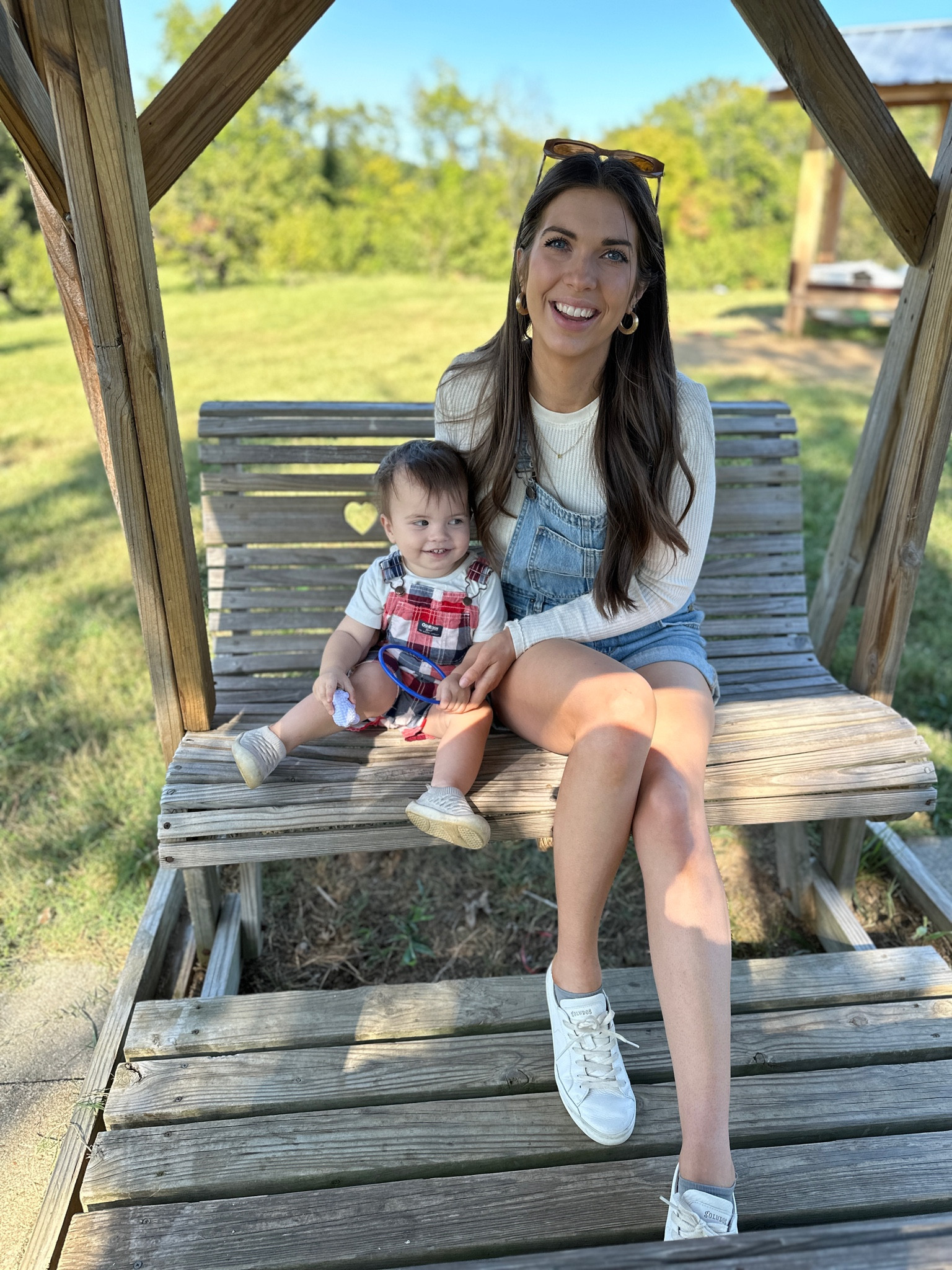 Perfect ushering in of Fall at the apple orchard 🍂

Denim short overalls, toddler overalls, white sneakers, fall outfit

#LTKBaby #LTKSeasonal #LTKStyleTip