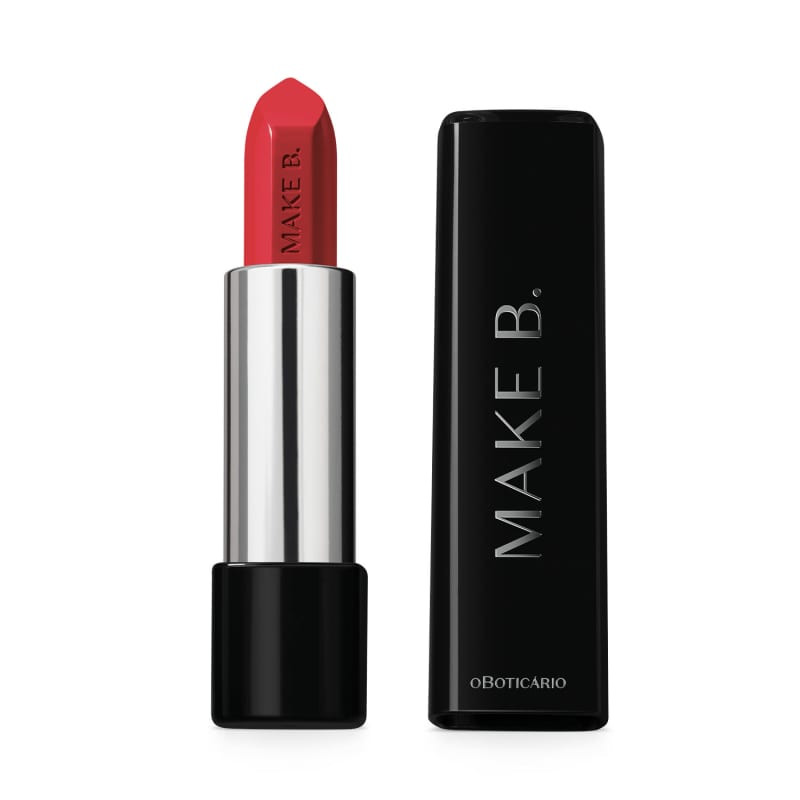 Batom Glossy Vermelho Raspyberry Make B. 3,6g | oBoticario (BR)