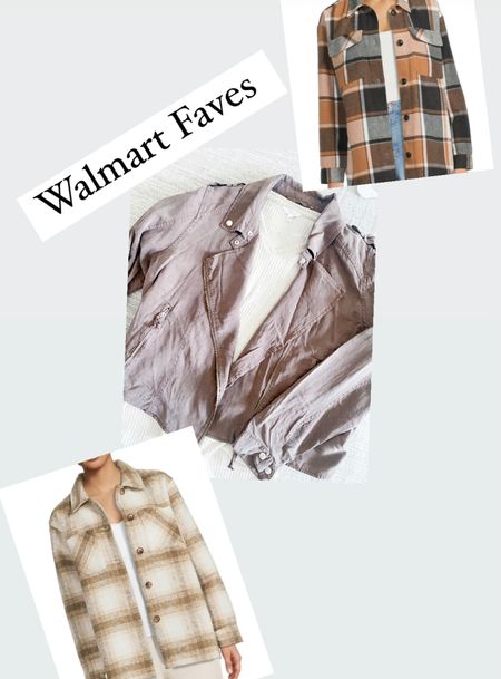 A few of my Walmart faves for fall and layering 

Walmart layers • Walmart thermal top, Walmart shacket • plaid jacket • flannel jacket 

#shacket #fallstyle 

#LTKstyletip #LTKunder50 #LTKSeasonal