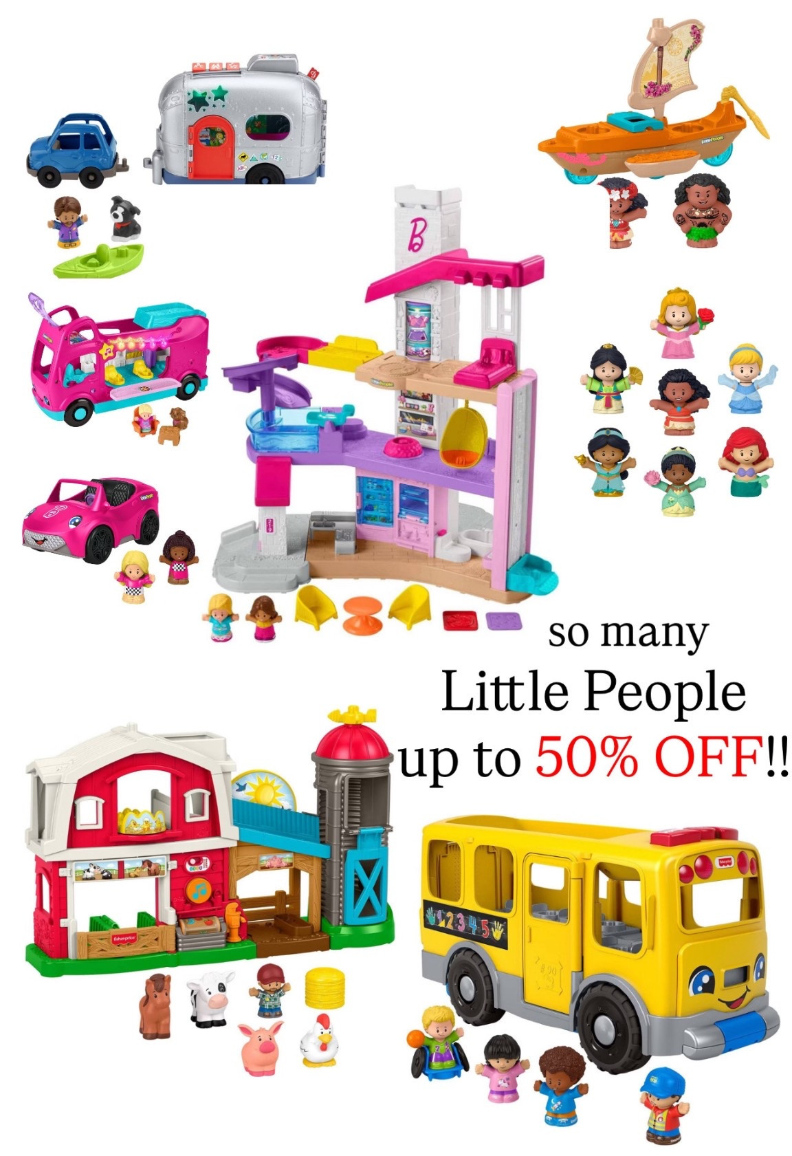 Up to 50% off Little People happening right now!! My toddler is obsessed with them😍

Follow me on Instagram for more mom finds @taylorleeroberts 

#LTKHoliday #LTKKids #LTKGiftGuide