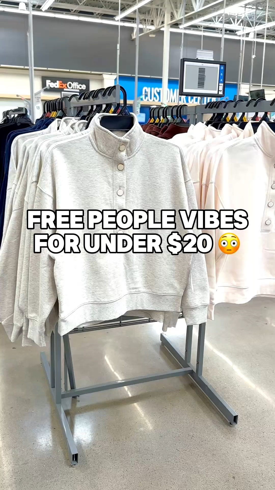 Free People–inspired Henley pullover, new at Walmart 🤍
This one looks so elevated and feels incredibly soft, but it’s under $20. I love the relaxed, slightly boxy fit and the structured collar—it gives that effortless, polished casual vibe.

I’m wearing a size medium in the pullover in most clips.
When I paired it with the black leggings, I’m wearing a size XXL in the pullover for a more oversized, cozy fit. It also comes in tons of colors online.

Such an easy everyday piece to throw on with leggings or denim. Affordable, cozy, and looks way more expensive than it is.

#WalmartFashion #WalmartFinds #AffordableStyle #LookForLess #BudgetFriendlyFashion #EverydayOutfits #CasualChic #CozyStyle #MomStyle #NeutralStyle #WalmartNewArrivals #HenleyPullover

#LTKFindsUnder50 #LTKSaleAlert #LTKHoliday