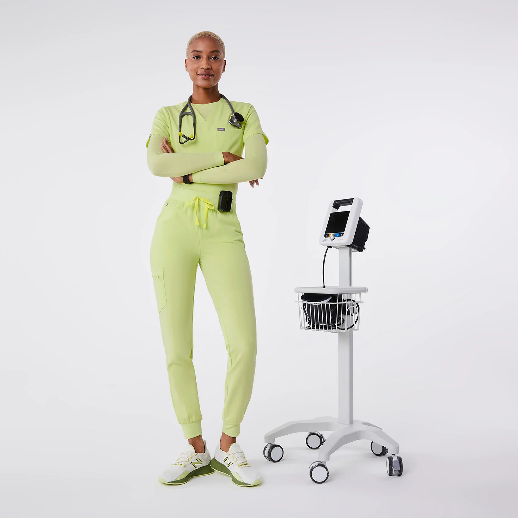 Women’s High Waisted Zamora Jogger Scrub Pants™ - Sea Mist · FIGS | FIGS