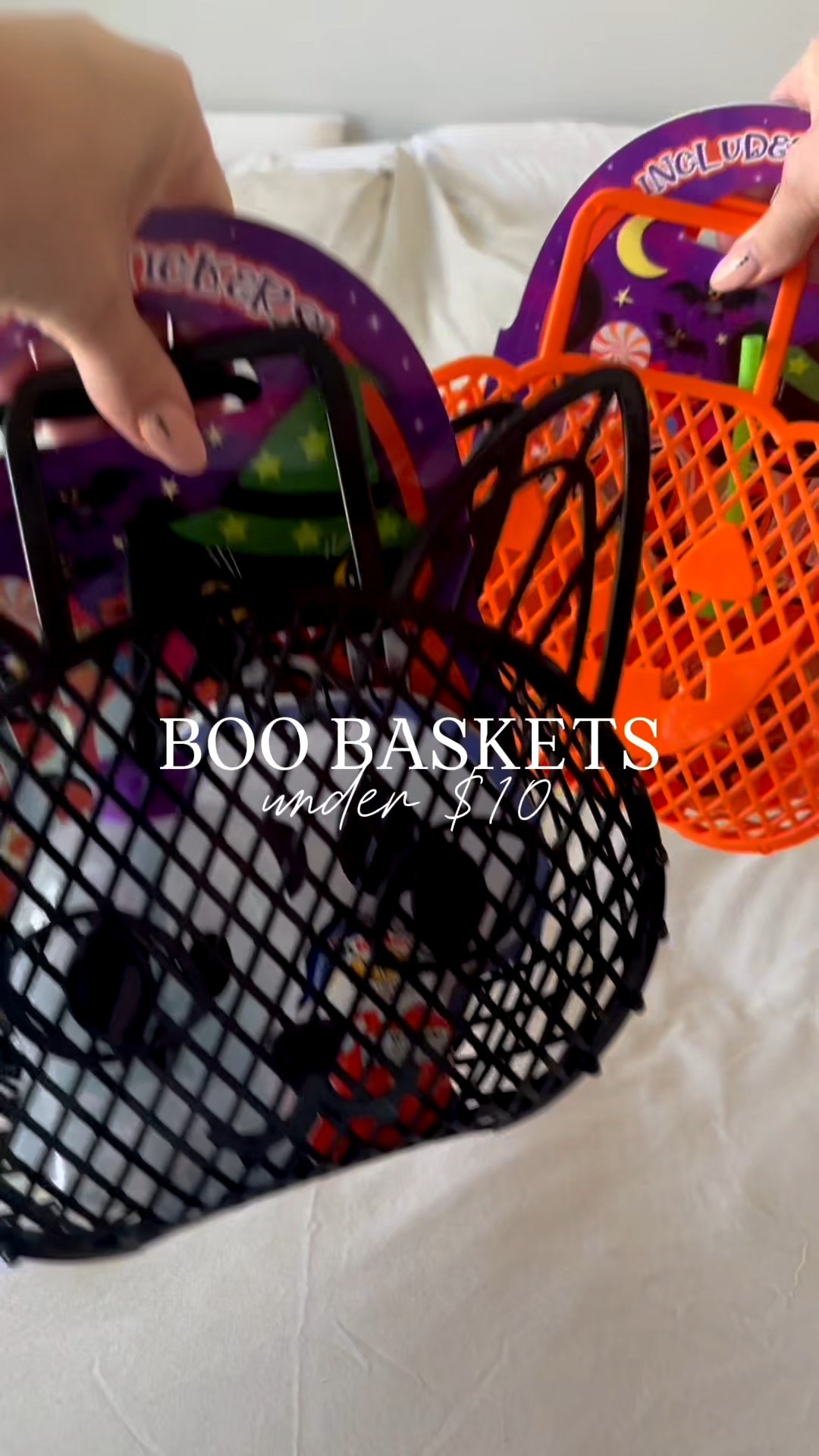 Simple boo baskets under $10

#LTKKids #LTKHalloween #LTKSeasonal