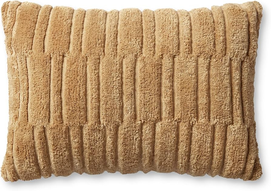 Loloi Angela Rose x Loloi Arabella Collection PAR0011 Wheat 16'' x 26'' Cover Only Pillow | Amazon (US)