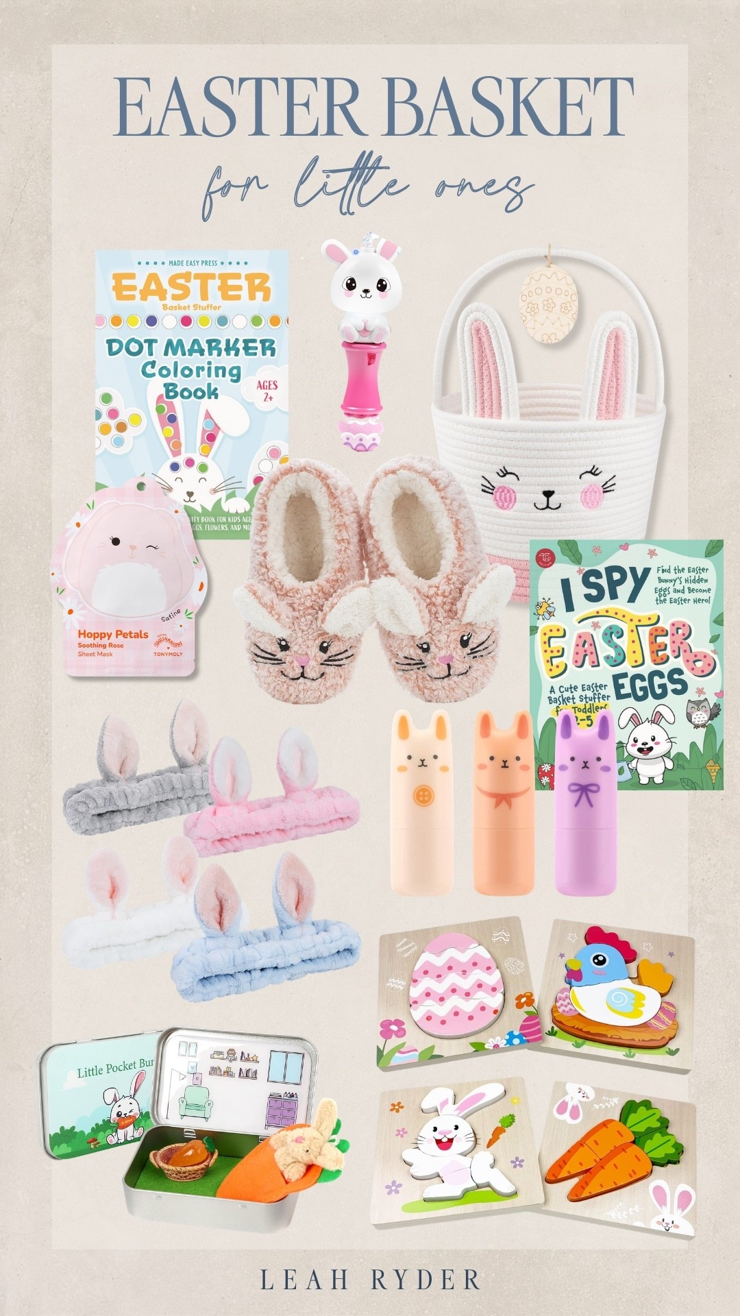 Easter basket ideas for toddlers and kids featuring cute basket stuffers like coloring books, bunny slippers, headbands, lip balm, small toys, and Easter-themed activities. These affordable Easter basket fillers are perfect for little ones, offering a mix of fun, cozy, and creative items for Easter morning. If you’re looking for Easter basket ideas for toddlers, kids Easter gifts, non-candy basket stuffers, or cute Easter finds for children, this guide is full of easy and festive inspiration.

#LTKKids