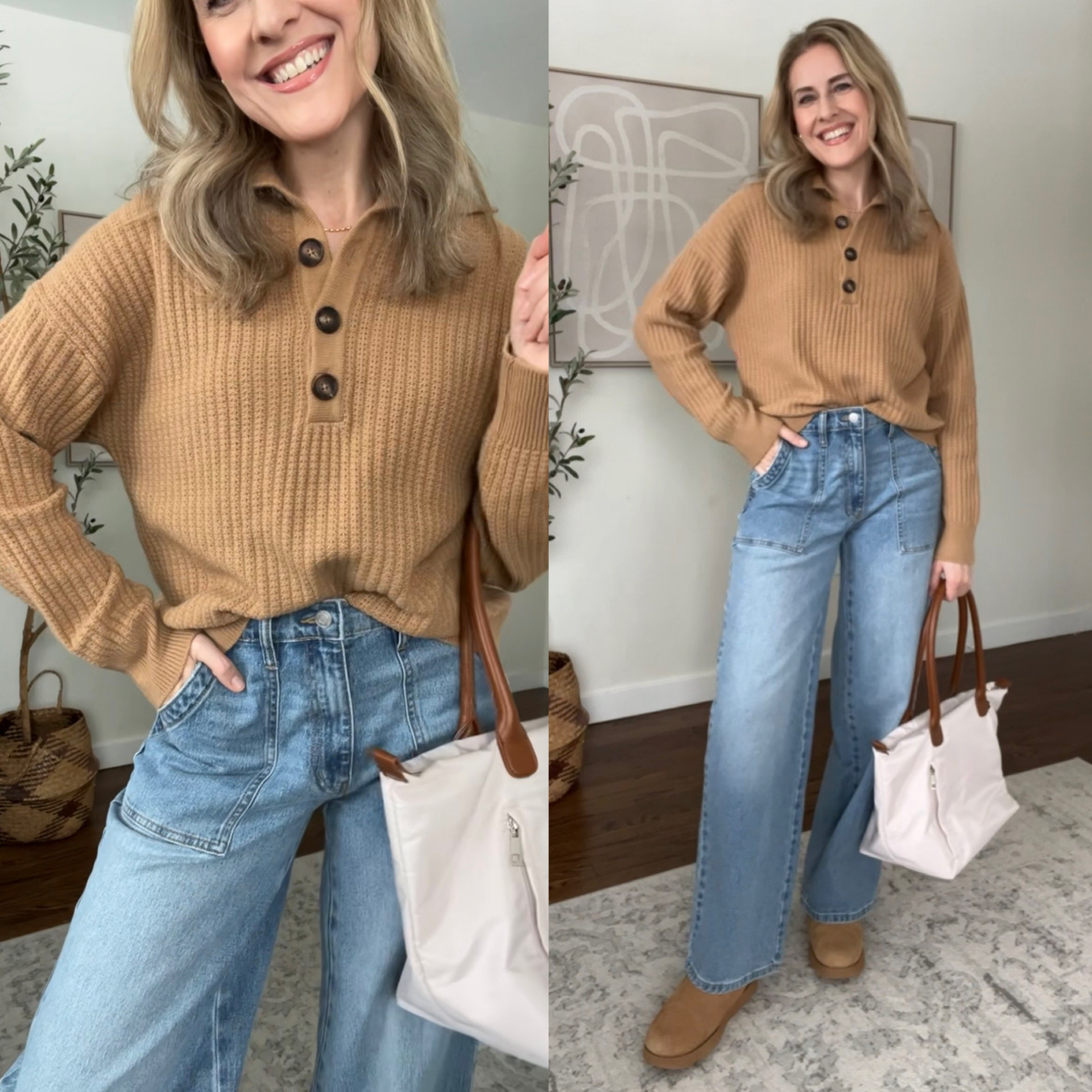 Walmart trouser jeans are comfy and tall girl friendly. I’m 5’8” wearing my true size 6. 