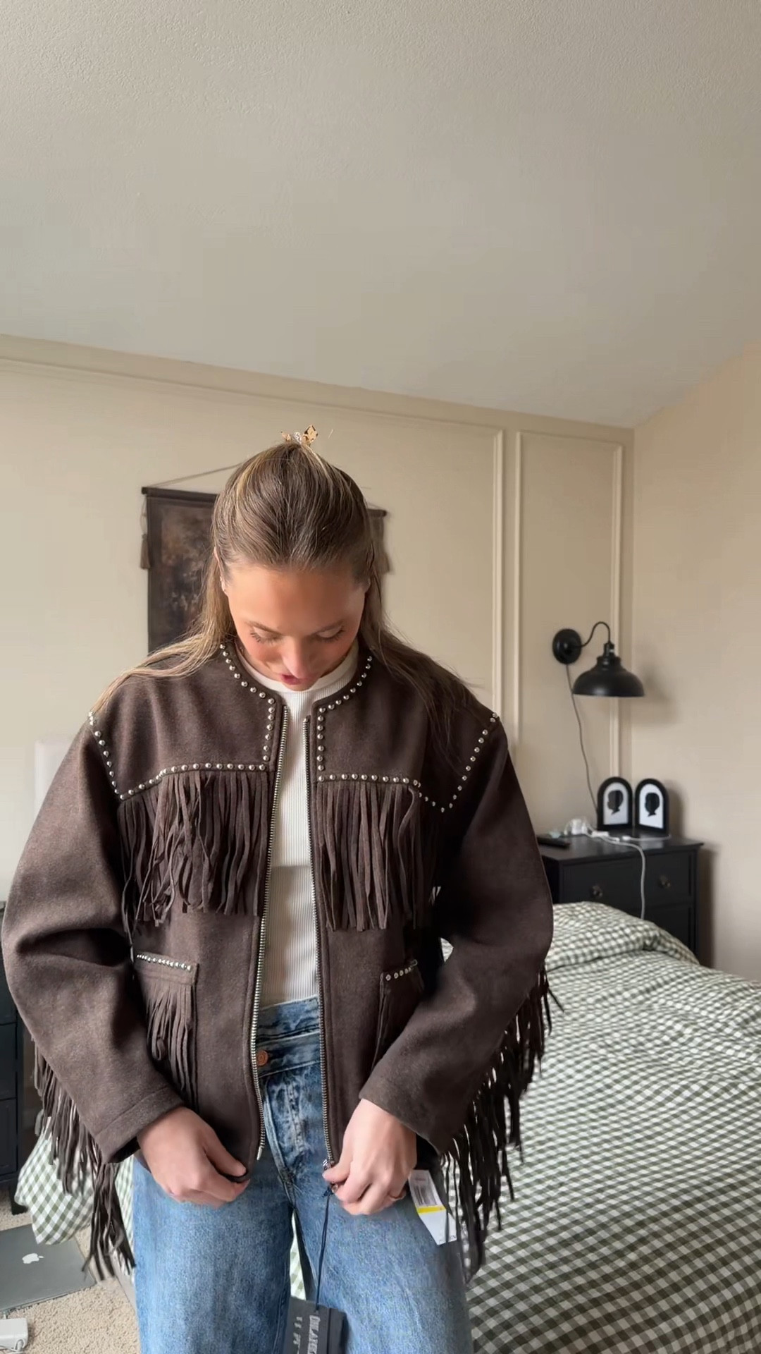 the most perfect fringe jacket to ever exist!! 

#LTKootd #LTKSaleAlert #LTKTall