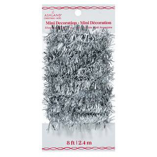 8Ft Mini Silver Tinsel Garland by Ashland® | 8 ft | Michaels® | Michaels Stores