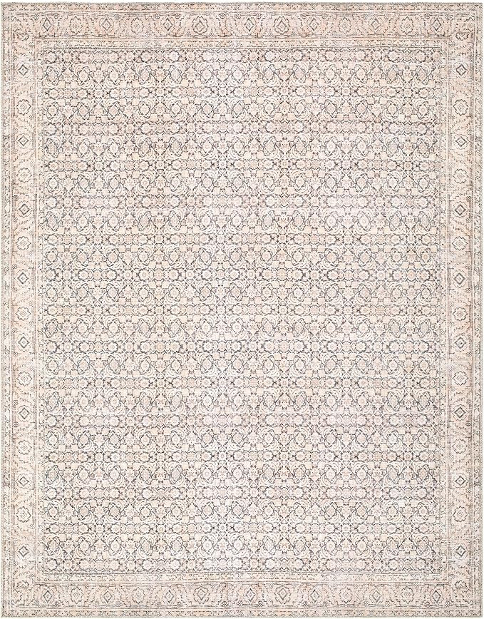 Livabliss x Jenni Yolo Home Sylvia Traditional Area Rug, 5'3" x 7', Taupe | Amazon (US)