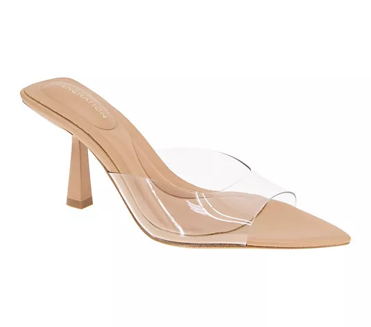 Make Your Selection: BCBGeneration Ipolo Vinyl Sandal | QVC