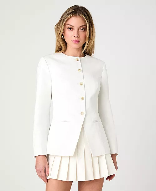 Women's Sabine Twill Slim-Fit Jacket | Macy's