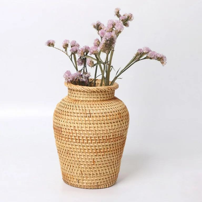 Rattan Vase Wicker Vases Decor transplant Storage Fashion Handmade Woven Branch | Walmart (US)