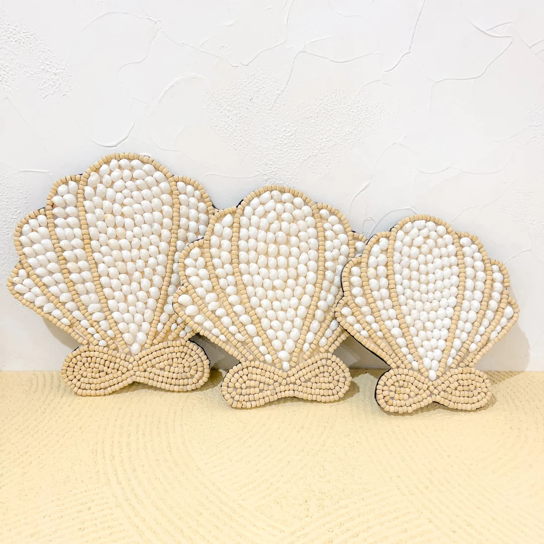 Handmade Seashell Wall Decor, Beach Nursery, Coastal Theme | Etsy (US)