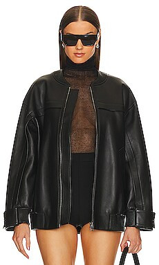 Theia Jacket in Black | Revolve Clothing (Global)