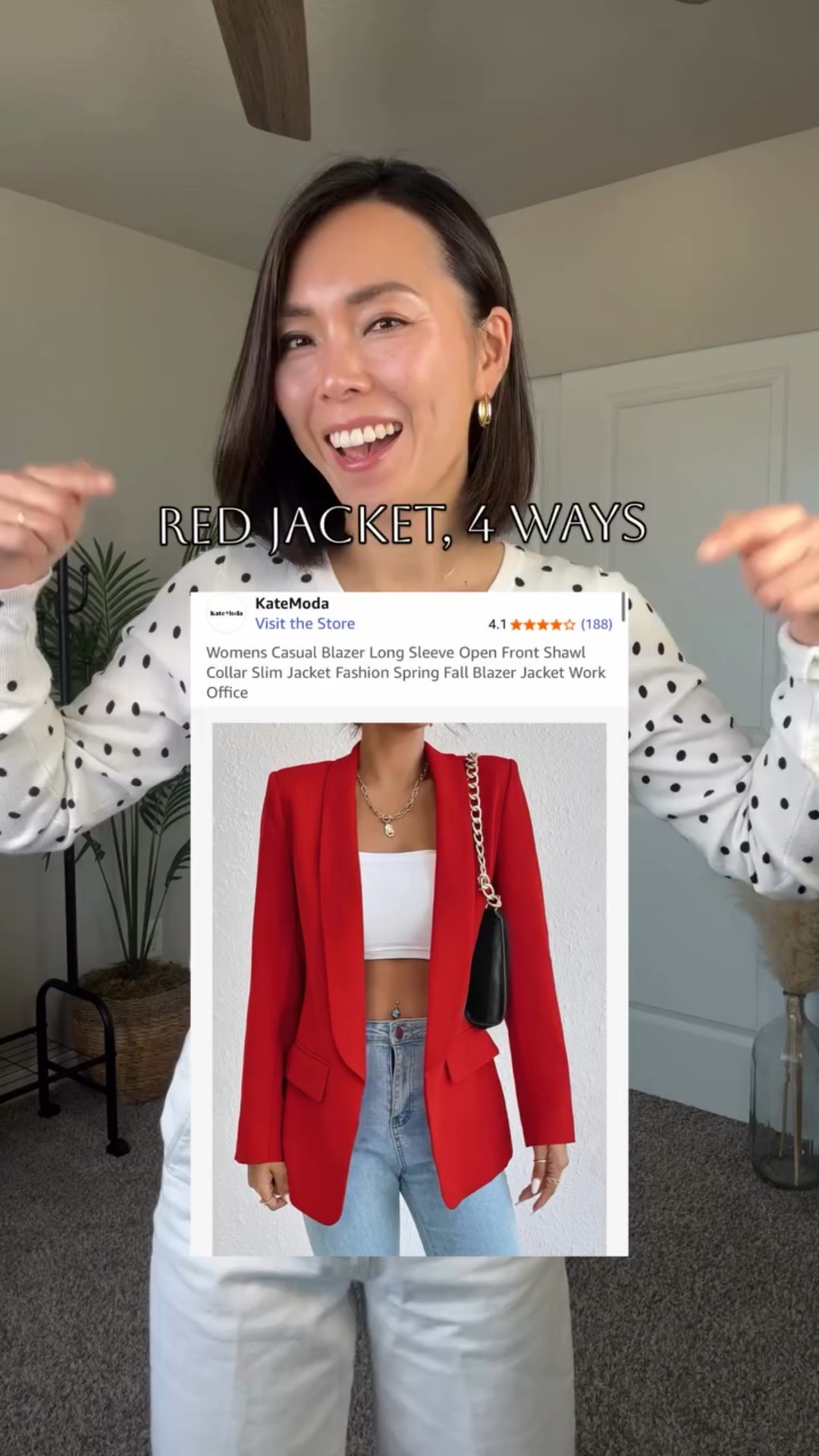 🔥 One red blazer, four vibes! 
From casual chic to office polished, this piece is the ultimate closet hero. 
Which look is your fave? ❤️

@keepshowing_official 
#StyleInspo #ClosetStaple #BlazerOutfits
#fashionstyle #stylishmom #ootd #outfit #momfashion #budgetfriendlyfinds #chicfashion #casualstyle #30sfashion #millennialfashion #trendyfashion #fashionfinds #standoutstyle #momstyle #affordablefashion #chiccasual #fashionista #modernmom #styleinspo #fashiontrends #budgetfashion #casualchic #effortlessstyle