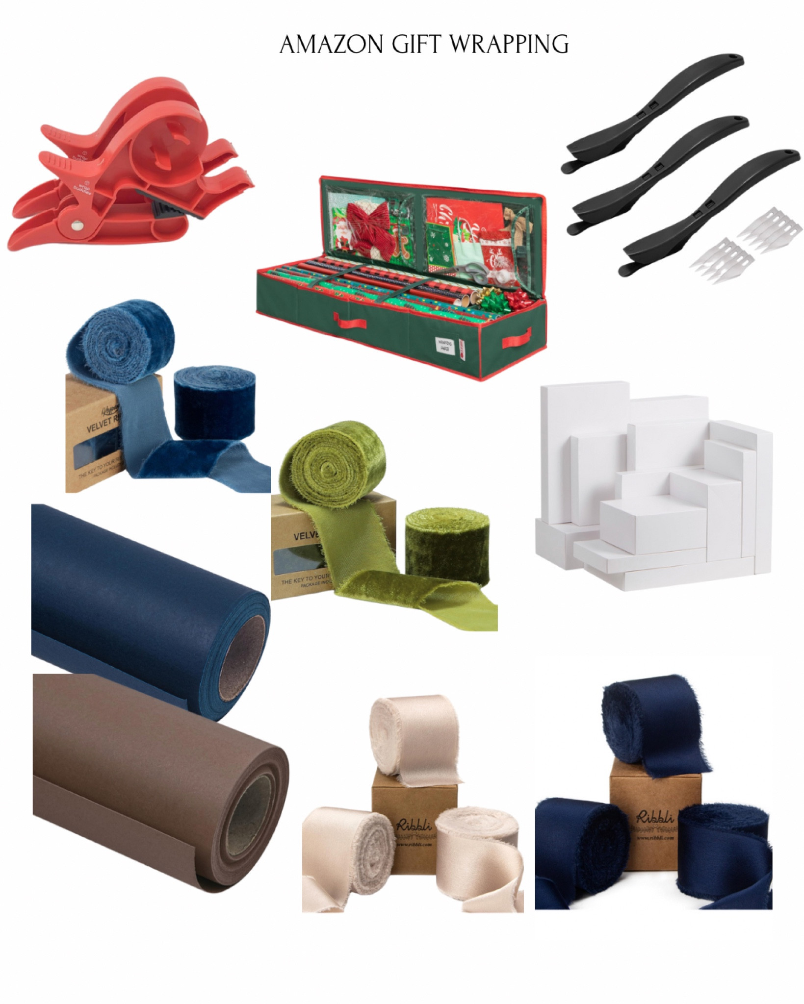 Gift wrapping favorites ! 

Gift wrapping essentials, Black Friday, Amazon, Amazon Black Friday, Black Friday deals, Black Friday sale, home, home decor, beauty, fashion, sale alert, gift guide, gifting season, holidays, holiday gifts, holiday season 
#LTKHome #LTKSeasonal

#LTKHoliday #LTKsalealert #LTKGiftGuide