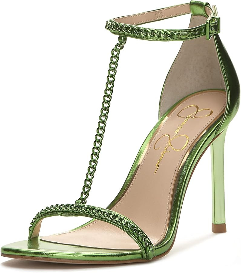 Jessica Simpson Women's Qiven T-Strap High Heel Heeled Sandal | Amazon (US)