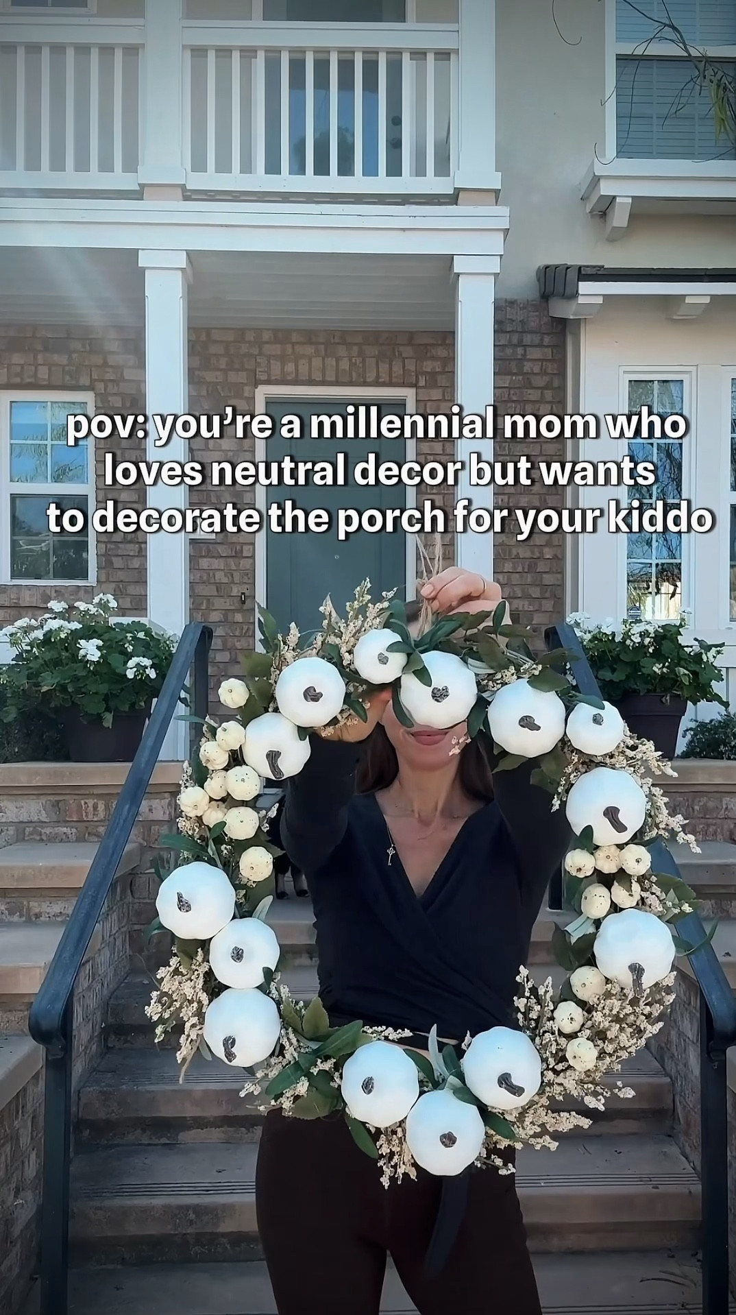 I planned on creating a colorful kid friendly porch for fall, painting craft pumpkins at our pumpkin painting party. But as the hostess, I ran out of time. Turns out, I couldn’t be happier! The white pumpkins are in line with my love for neutral decor. And my son loves rearranging them every day when we get home. Maybe next year, we’ll add a splash of color.


#LTKHalloween #LTKSeasonal #LTKHoliday