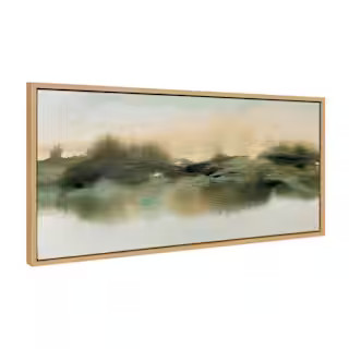 Sylvie Tranquil Meadows by Amy Lighthall Framed Art Print 18 in. x 40 in. | The Home Depot