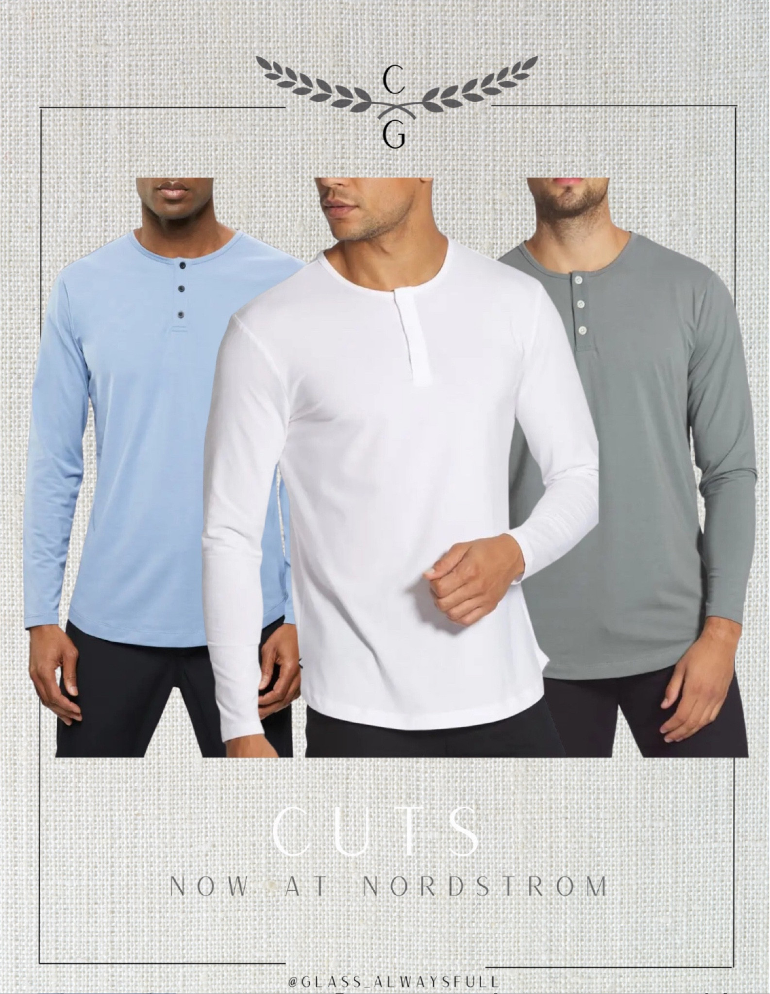 Nordstrom now carries CUTS brand! My husband loves these Henley shirts! He wears size medium! Men’s clothes, mens shirts, cuts clothing, white t-shirt, Father’s Day gift, men’s summer essentials. Callie Glass @glass_alwaysfull 


#LTKGiftGuide #LTKmens 


#LTKSeasonal #LTKFamily #LTKMens
