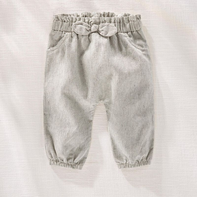 Baby Hilary Duff Striped Linen Pants | Carter's