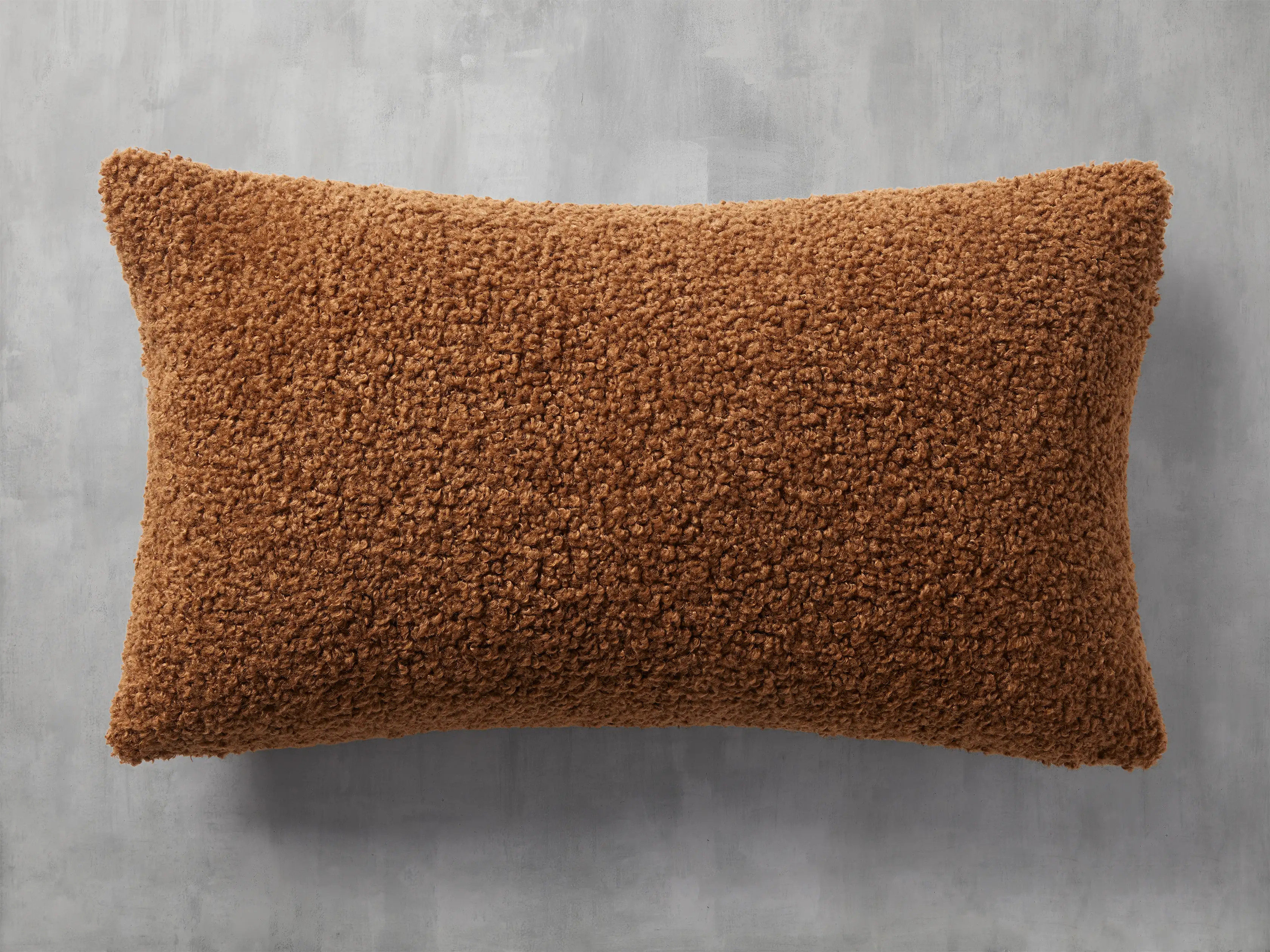 Faux Sherpa Lumbar Pillow Cover | Arhaus