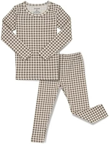 AVAUMA Baby Boys Girls Pajama Set 6M-7T Kids Cute Toddler Snug fit Pattern Design Pjs Cotton Slee... | Amazon (US)