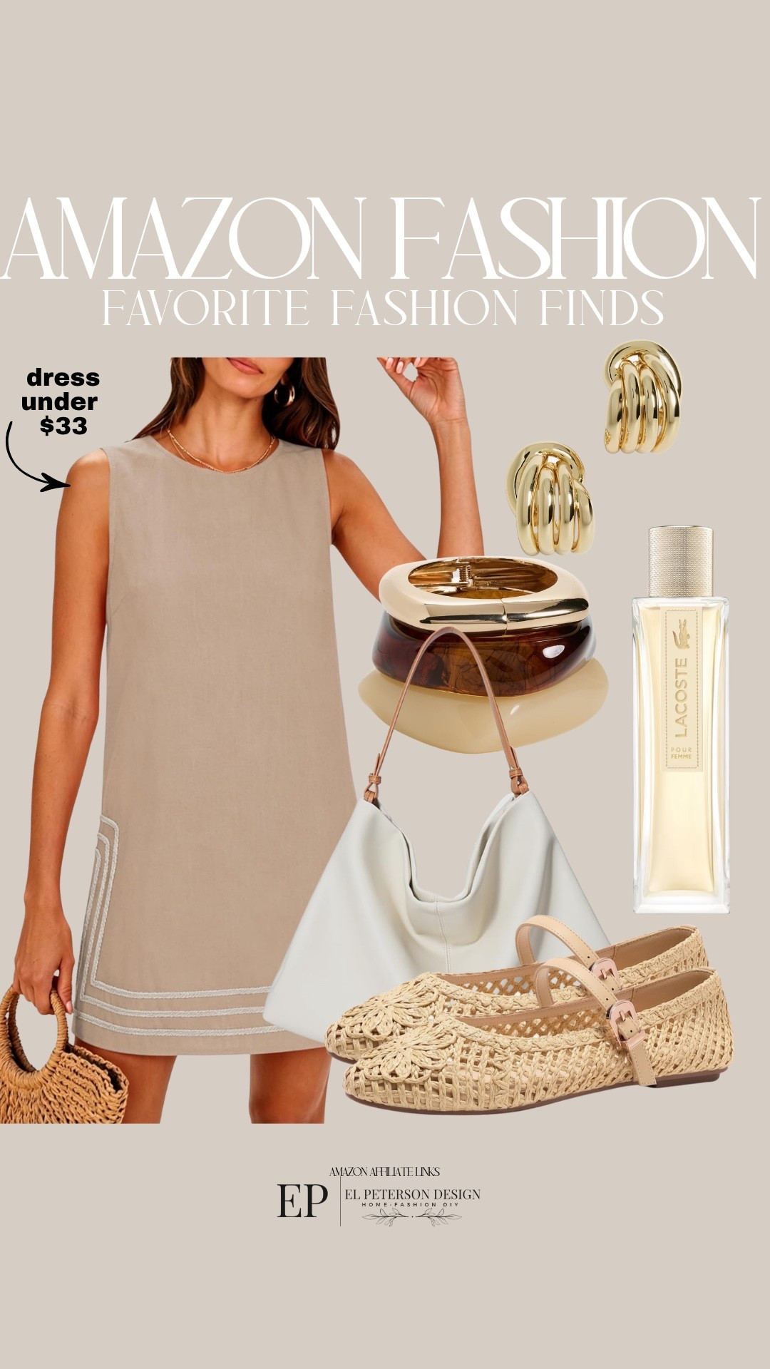Amazon Fashion
Dress
Earrings
Perfume
Purse
Maryjane flats
Bracelet