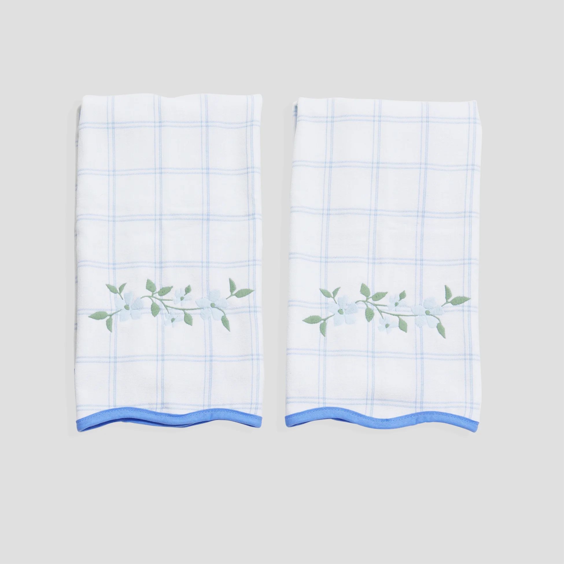 Forget-Me-Not Kitchen Towels (Pair) | Weezie Towels