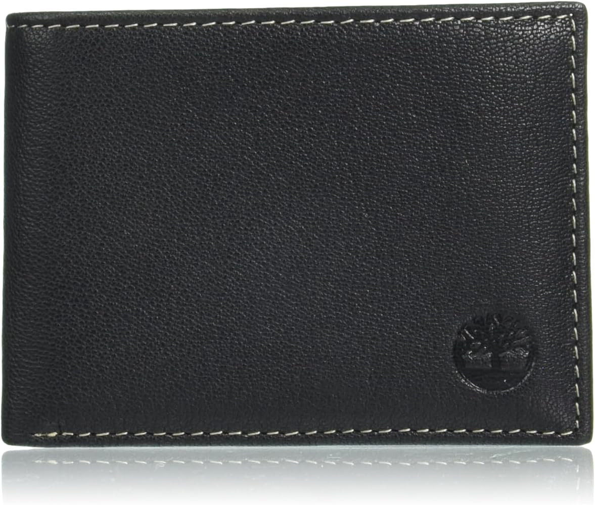 Timberland Men's Genuine Leather Passcase Security RFID Wallet | Amazon (US)