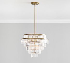 Gemma Crystal Round Chandelier | Pottery Barn (US)