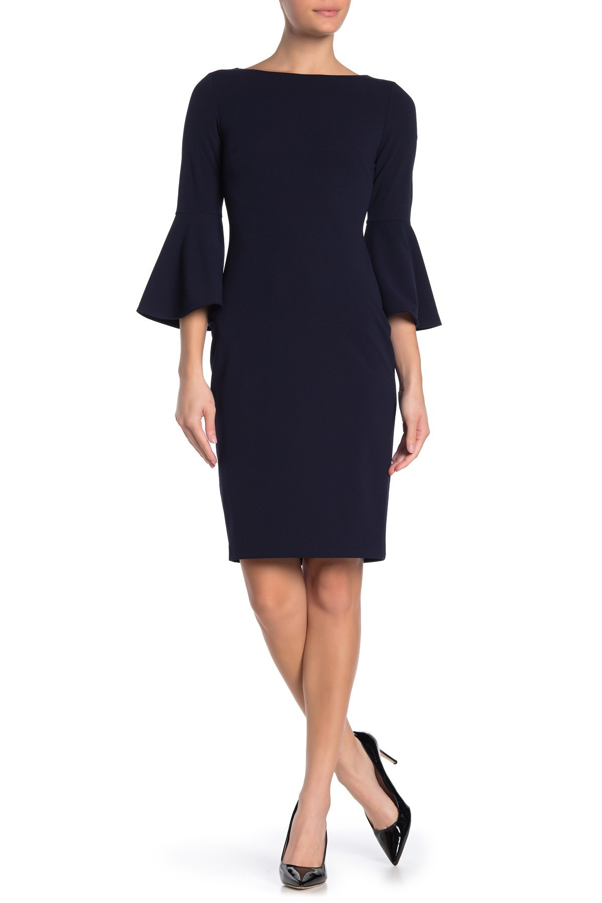 Calvin Klein | Bell Sleeve Sheath Dress | Nordstrom Rack | Nordstrom Rack