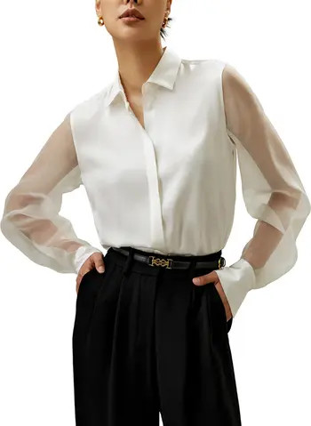 Ethereal Silk Shirt | Nordstrom