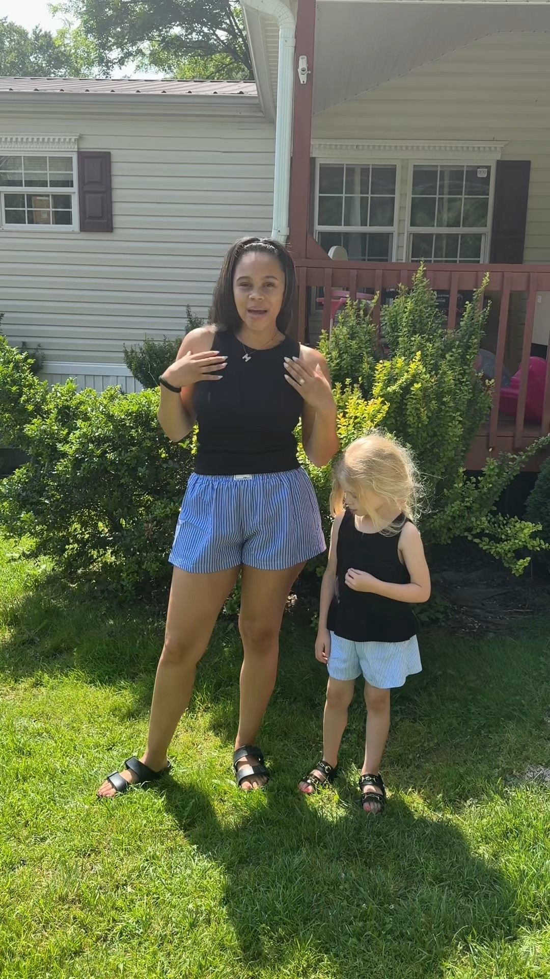 Matching mini fit 💙

#LTKPetite #LTKU #LTKSummerEdit