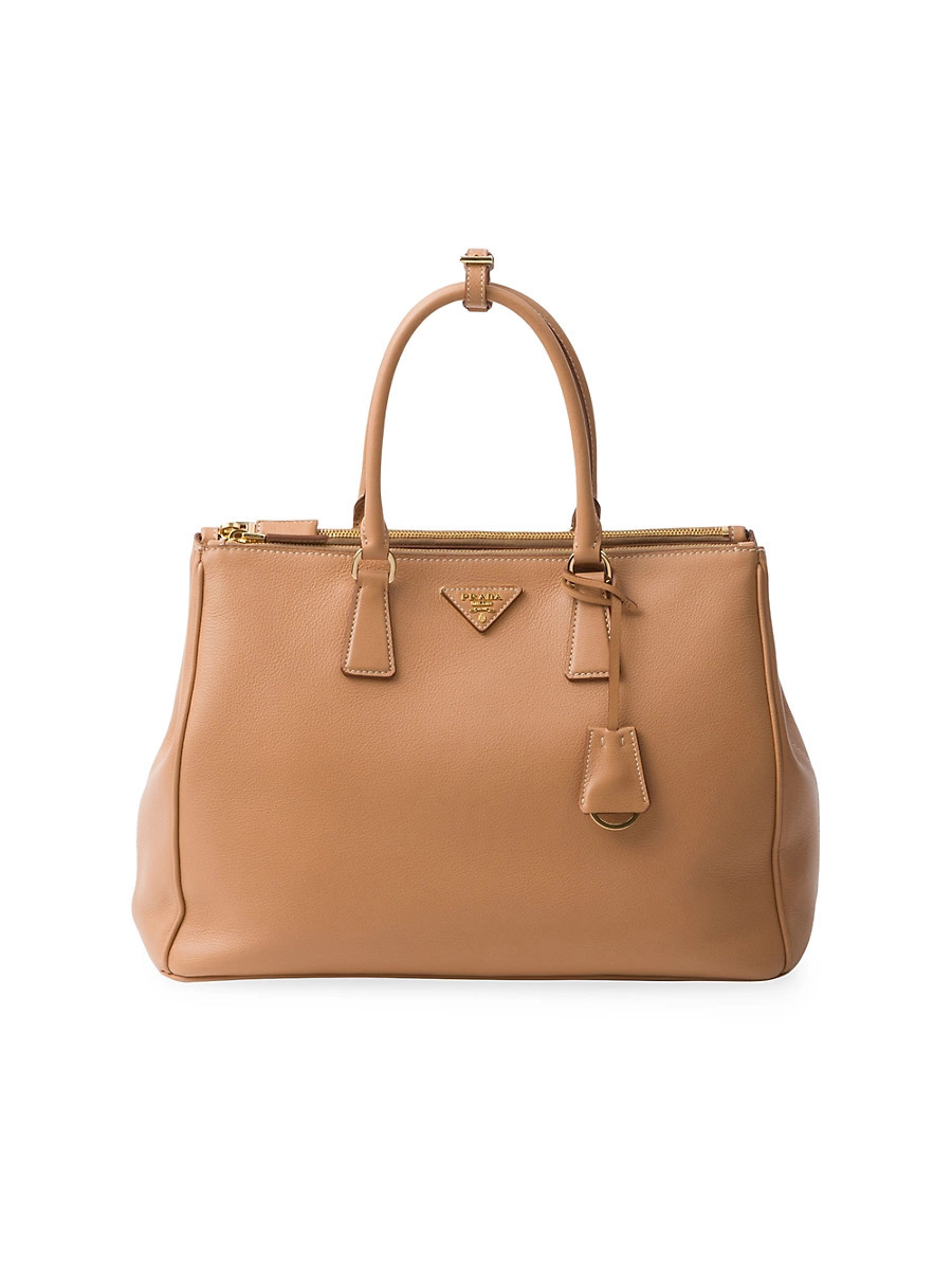 Women's Large Galleria Leather Bag - Beige Khaki | Saks Fifth Avenue