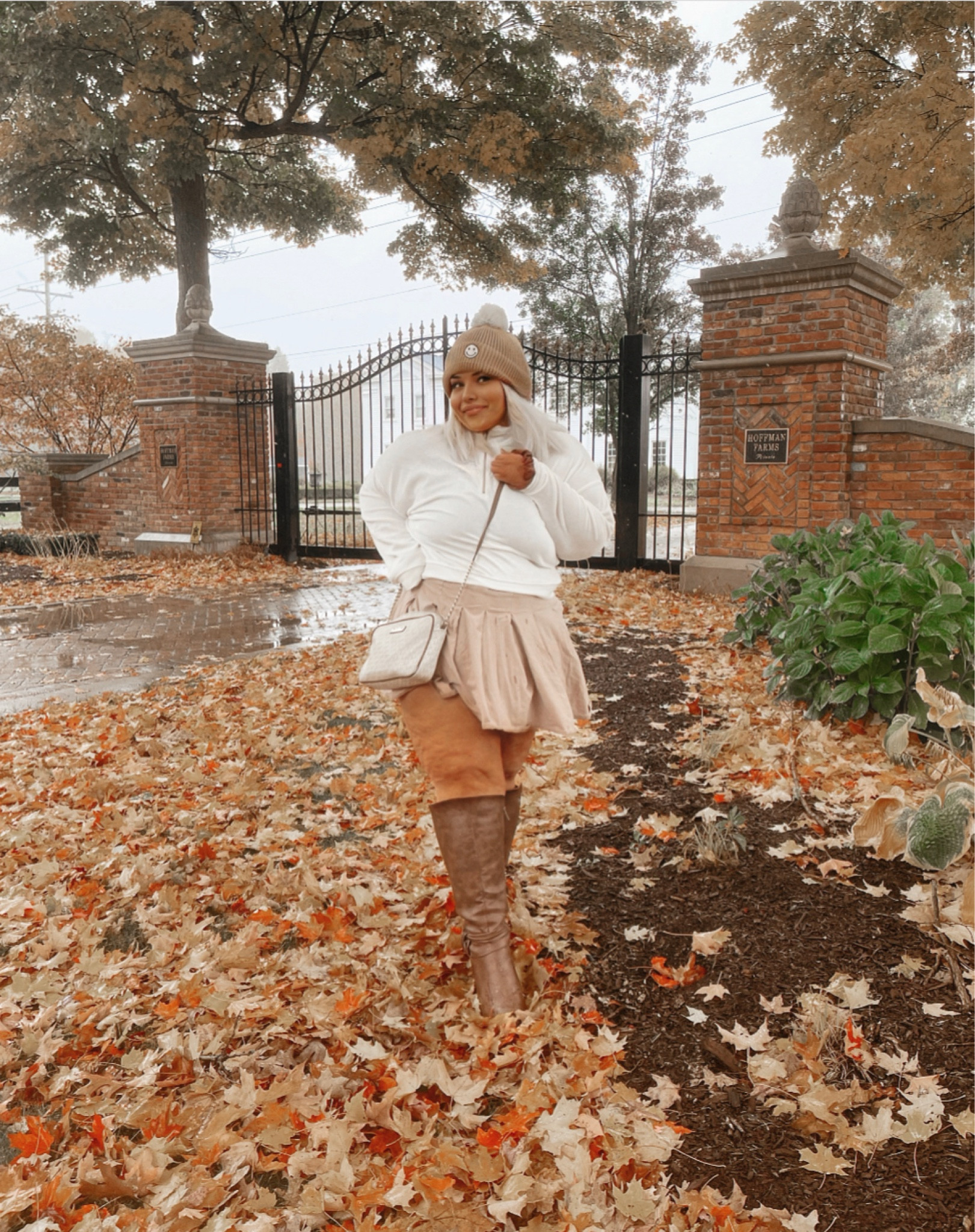 Even when the night is dark and gloomy🍁 I still choose to shine gold ✨  

#LTKcurves #LTKHoliday #LTKSeasonal