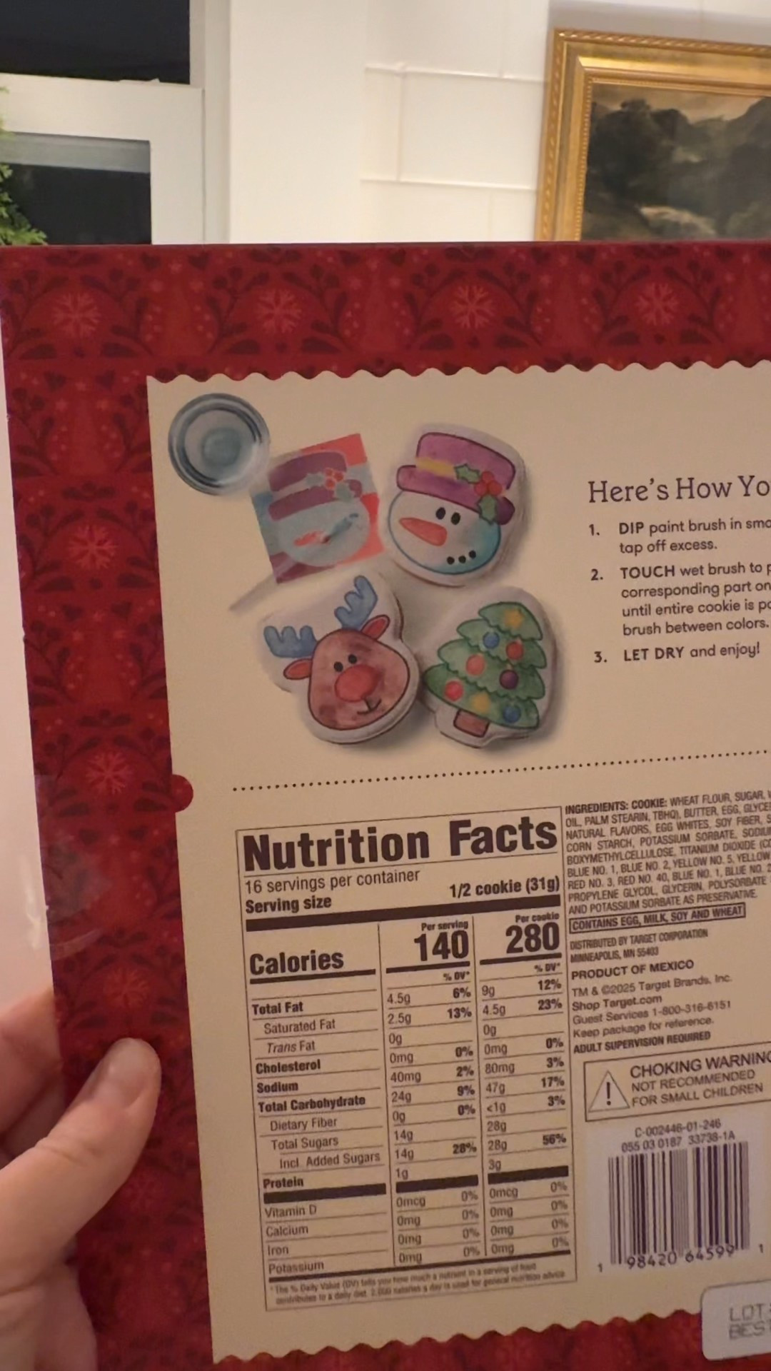 this was a fun and easy family activity! came w 8 cookies! paintable cookies 

#LTKHoliday #LTKKids #LTKdayinmylife