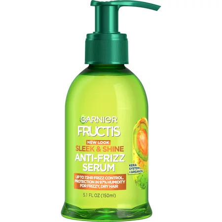 Garnier Fructis Frizz Control Hair Serum with Kera System Argan Oil, All Hair Types, 5.1 fl oz | Walmart (US)