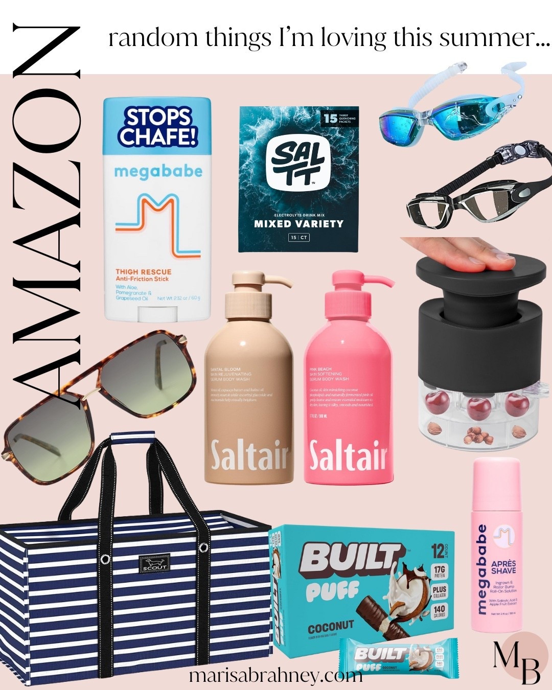 A roundup of some random essentials that I’ve been obsessed with this summer! #amazonfinds #amazonessentials
