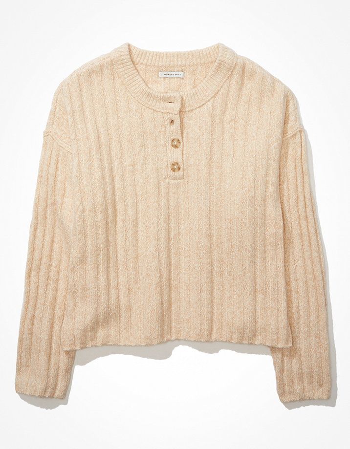 AE Henley Sweater | American Eagle Outfitters (US & CA)