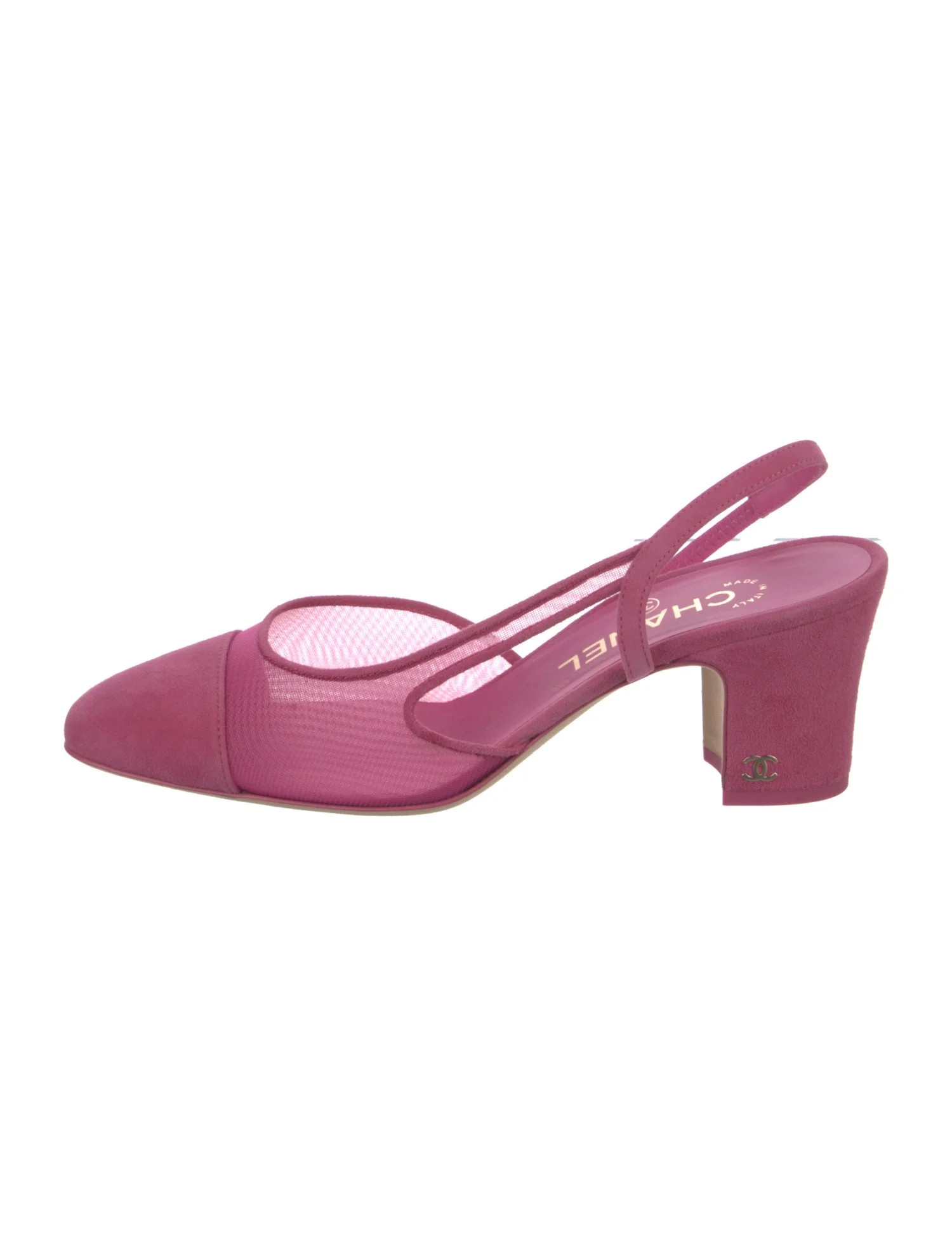 2022 Interlocking CC Logo Slingback Pumps | The RealReal