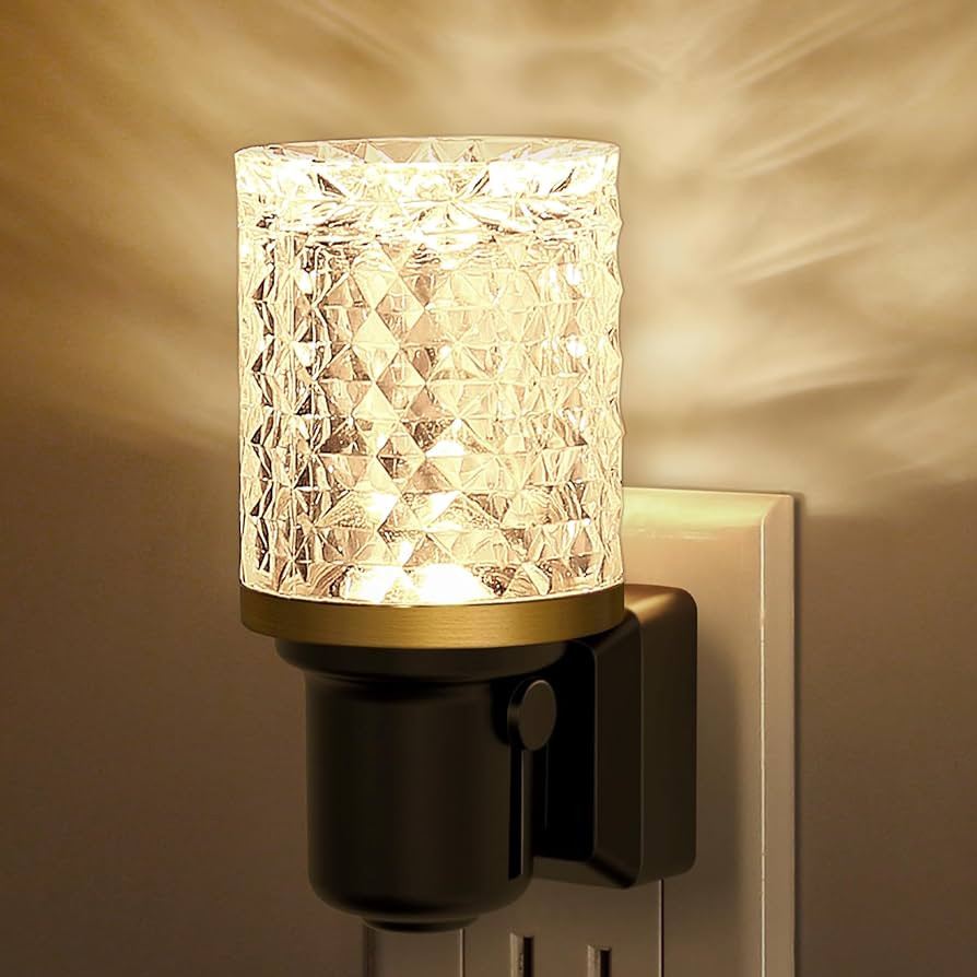 JandCase LED Night Light, Dimmable Night Lights Plug into Wall, Modern Nightlight with Auto On Of... | Amazon (US)