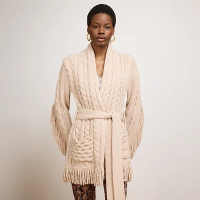 Avni Cardigan Ecru | Hayley Menzies UK