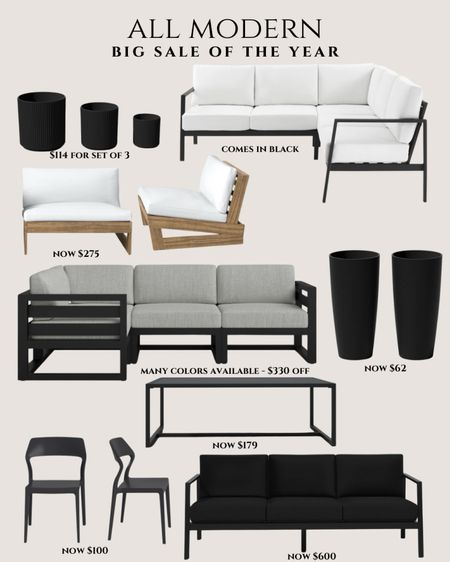 @AllModern Big Sale of the Year is here! Up to 70% off and free shipping on tons of styles! Sale ends 5/6. I’m rounding up a ton of beautiful finds on sale. So make sure to check out my LTK shop for tons of awesome deals!

Modern outdoor furniture. Patio furniture. 

#allmodernpartner #modernmadesimple 

#LTKsalealert #LTKhome