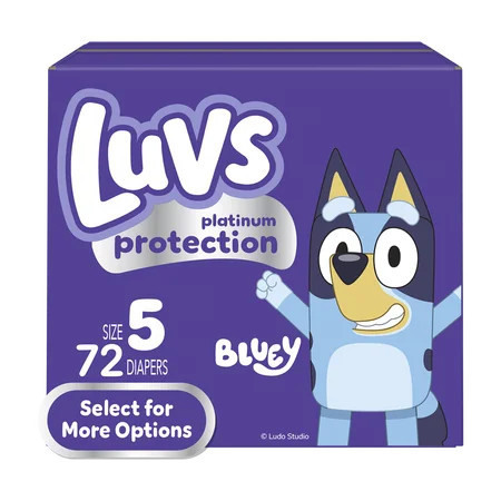 Luvs Platinum Protection Baby Diapers, Size 5 (27+ lbs), 72 Count | Walmart (US)
