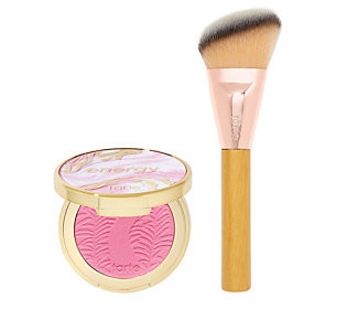 tarte Amazonian Clay Skintuitive Blush w/Angled Brush | QVC