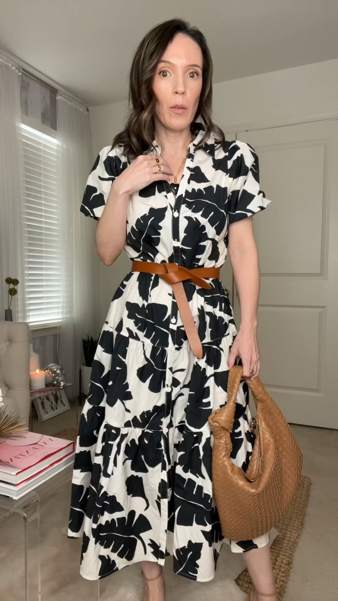 Printed midi dress 

#LTKOver40 #LTKStyleTip